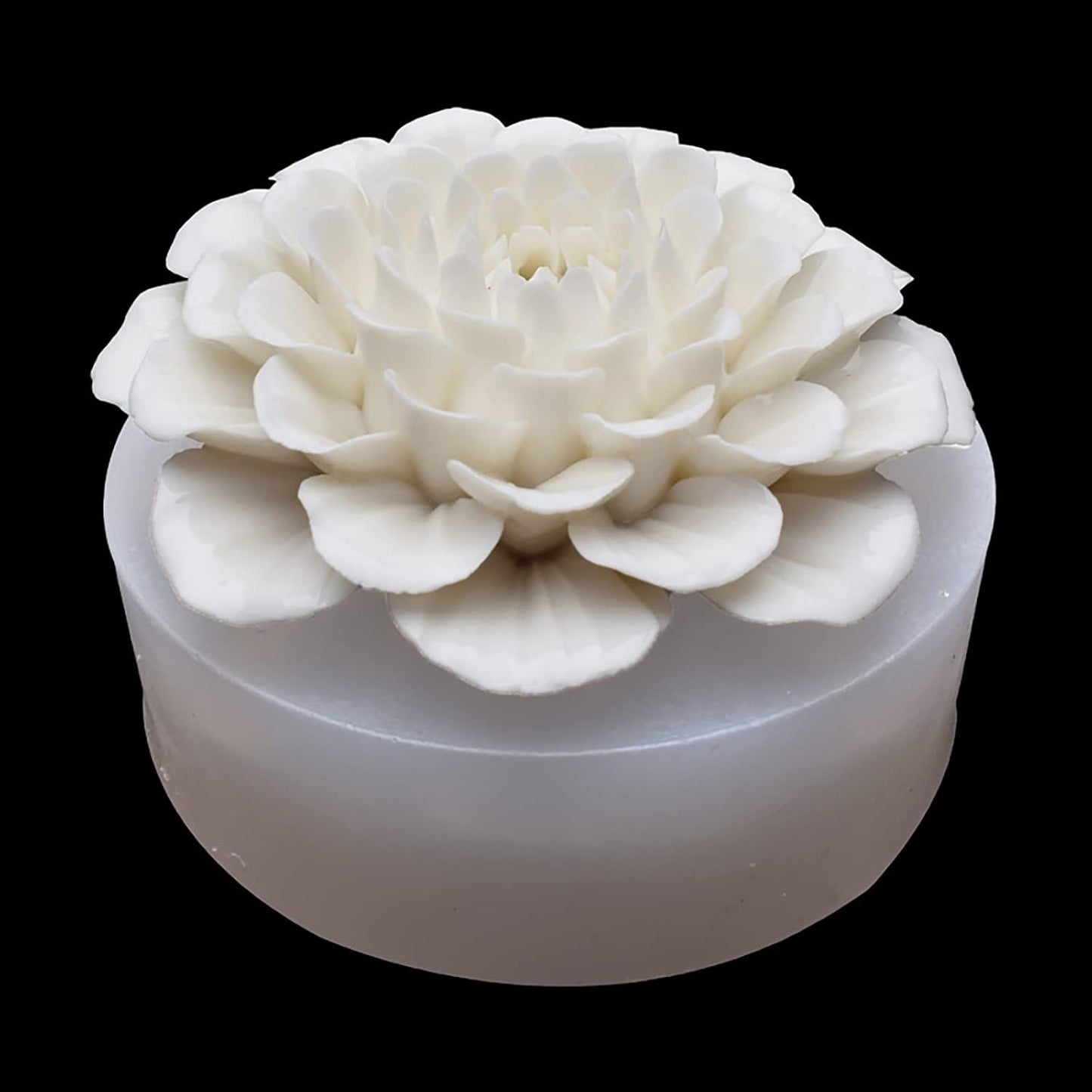 Peony Flower Soap & Candle Mold - 3D, Chocolate & Resin Mold - Silicone, Handmade