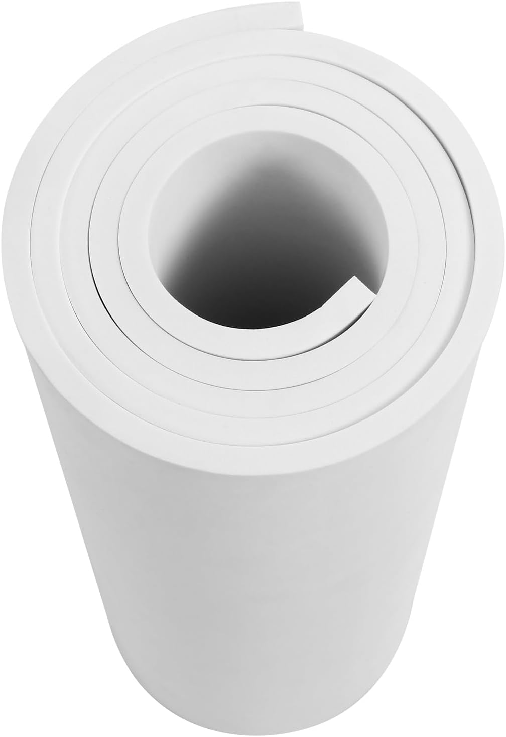 AMZQNART EVA Foam, Cosplay Foam Roll, Size 8mm Thick 39×59in (16sqft) Suitable for Large Foam Cosplay Modeling, DIY Projects, Crafts, Ultra High Density 90 kg/m3. White
