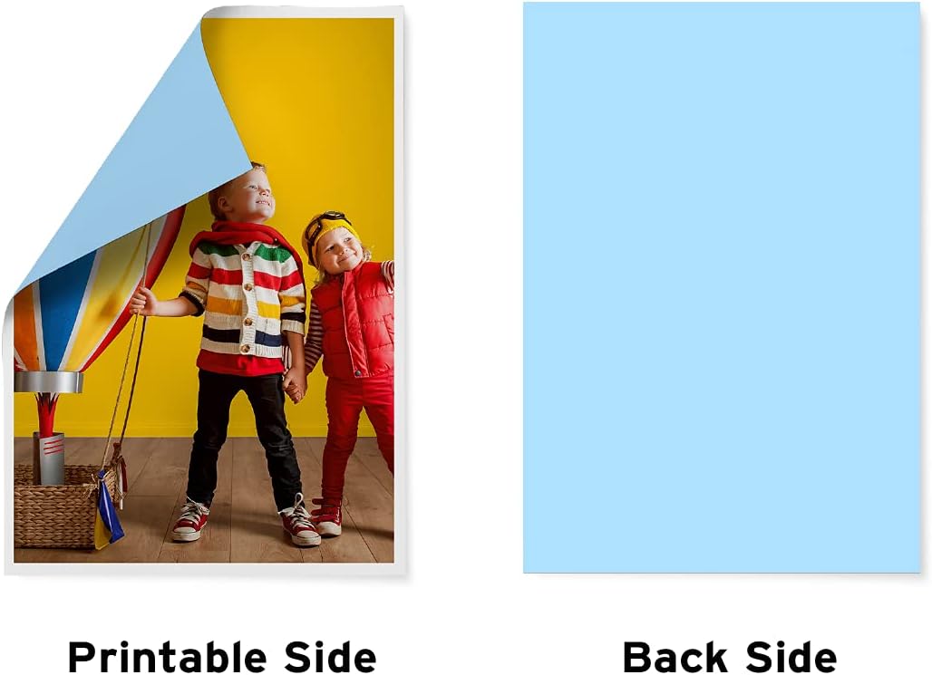 Printers Jack Sublimation Paper - Heat Transfer Paper 100 Sheets 8.3" x 11.7" for Any Epson HP Canon Sawgrass Inkjet Printer with Sublimation Ink for T shirt Mugs DIY