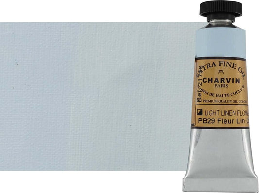 Charvin Extra Fine Oil Paint, Linen Flower Light 20 ml - Triple-Milled, Rich Texture, Poppy Oil-Based, Light-Fast, Handmade, Archival Quality