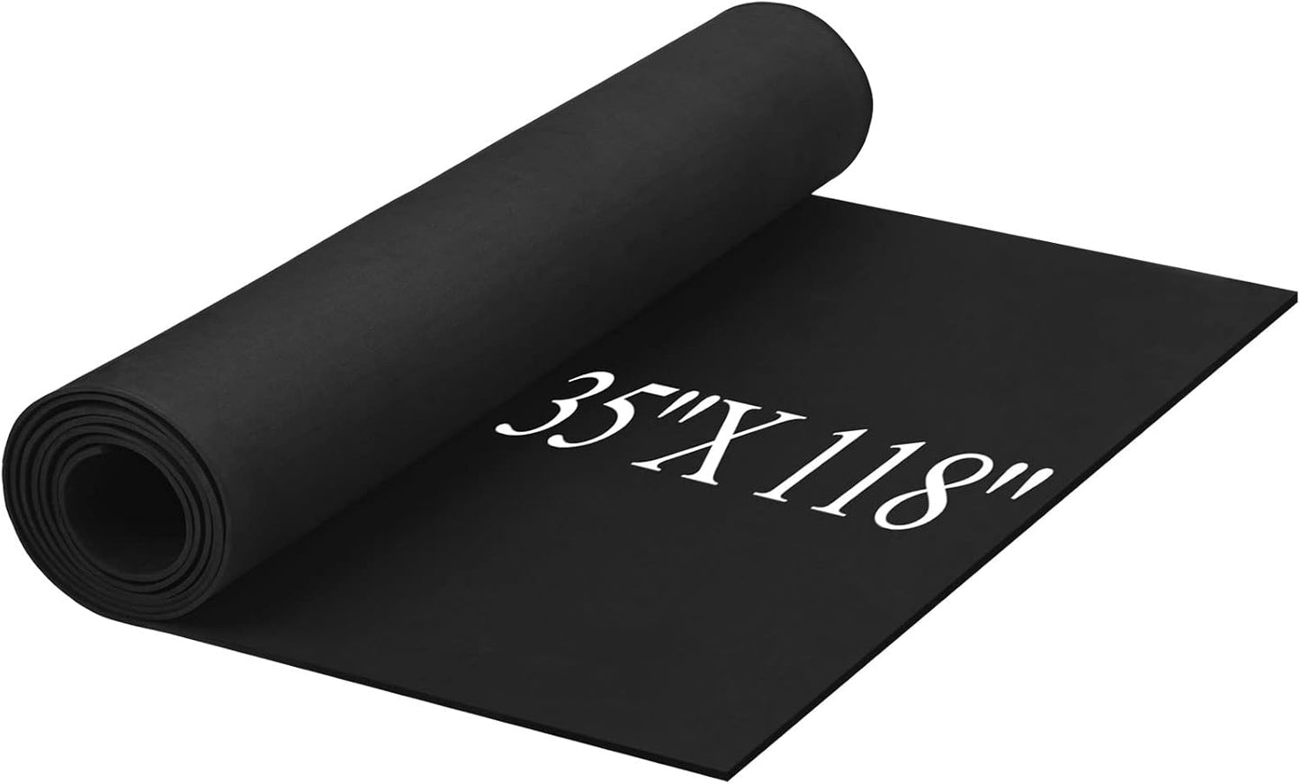 Frienda 35 x 118 Inch EVA Foam Sheet Black EVA Halloween Cosplay Costumes 2 mm Thick Large Foam Padding Roll for Halloween Cosplay Armor DIY Craft Projects