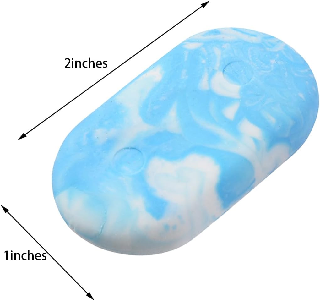 19PCS Bulk Cute Marble Oval Erasers for Kids Bulk,Back to School Party Gifts (Marble Oval, Big)
