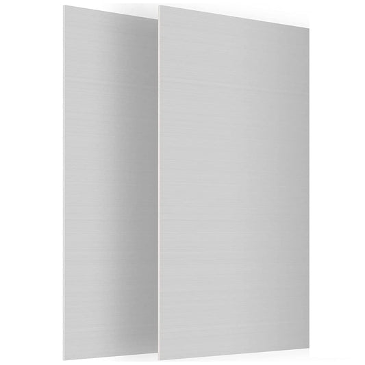 2Pack 6061 T651 Aluminum Sheet Metal 6" x 12" x 1/16"(0.06”) Flat Plain Thin Aluminum Plate Covered with Protective Film, 1.5mm Heat Treatable Rectangle Aluminum Metal Plate for Crafting, lndustry