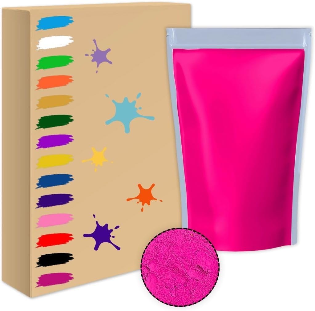 2.2lb/1kg drak pink color powder rangoli non toxic bulk organic washable natural gender reveal decorations colour war kids dog animal summer camps festivals gift run gulal