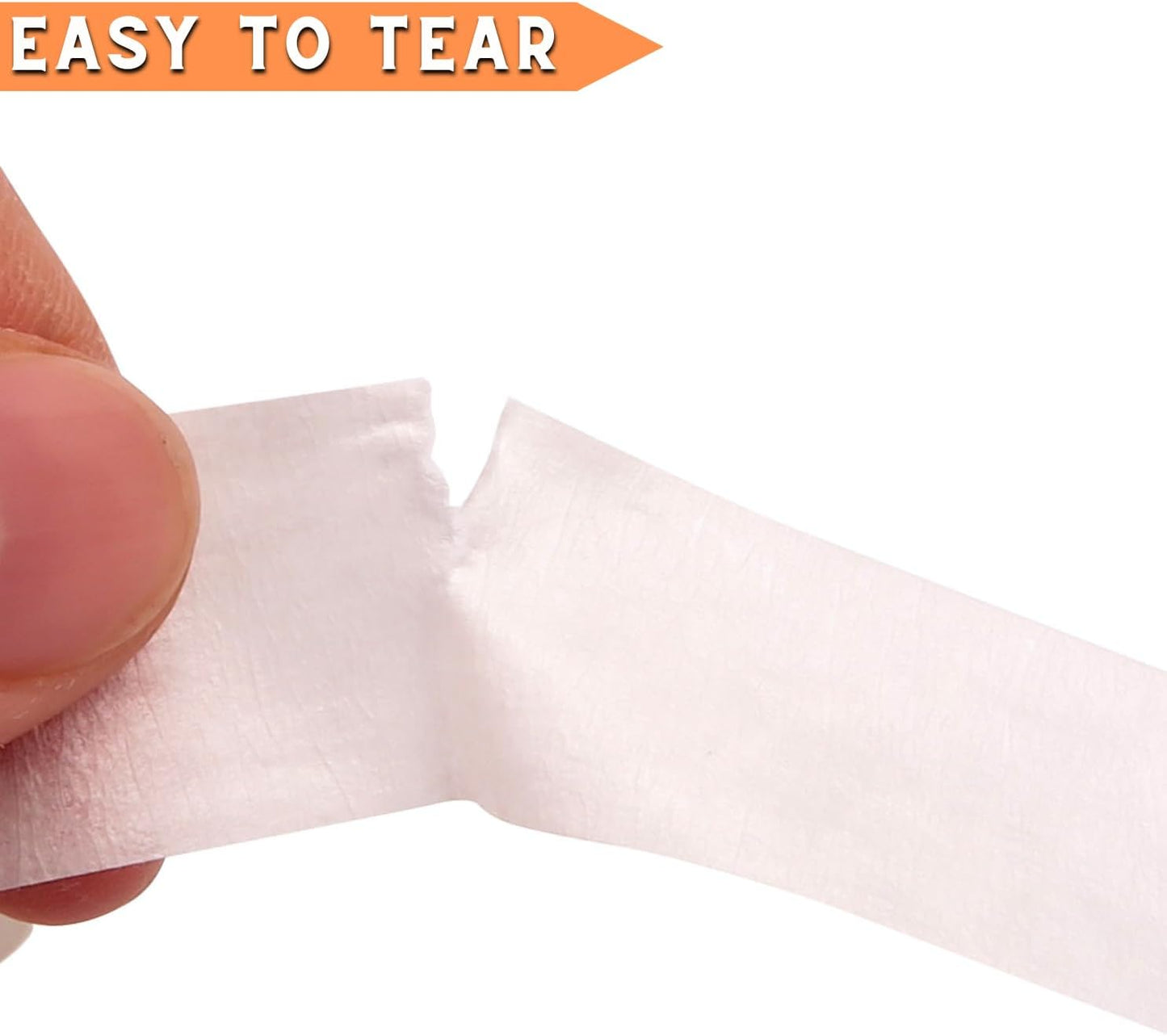 5 Rolls Pinstripe Tape - Masking Tape 1/16", 1/8", 1/4", 1/2", 3/4" - Thin Painters Masking Automotive Tape for DIY, Car, Auto, Paint, Art, Tumblers (White)