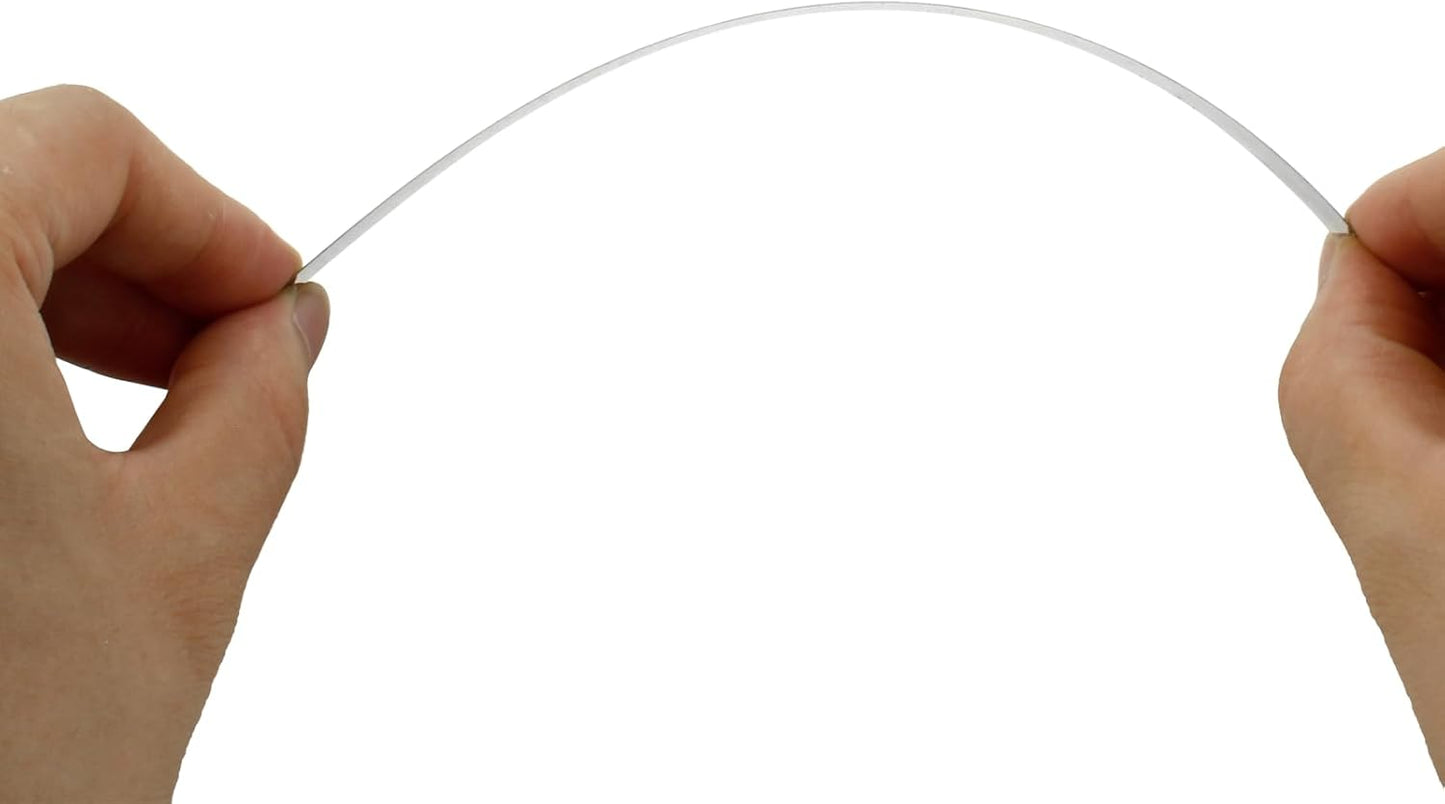 Litoexpe 5pcs Polymer Clay Cutters, Carbon Steel Clay Slicer Blade Set, Flexible Polymer Clay Cutting Slicing Tools for Clay DIY, Sculpting Modelling （Straight and Wave）