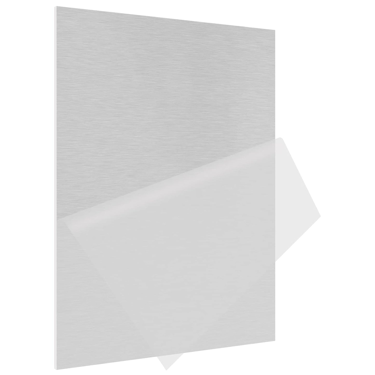 6061 T651 Aluminum Sheet Metal 12 x 16 x 1/4 (6MM) Inch Thick Flat Plain Aluminum Plate Covered with Protective Film, Heat Treatable Rectangle 6MM Aluminum Metal Plate for Industrial