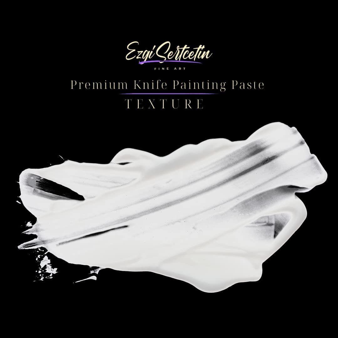 Premium Palette Knife Painting Paste|Modeling Paste|Texture Paste|Authentic Bright Colors|Ready to Use|Easy to Apply| 6oz (Brownie)