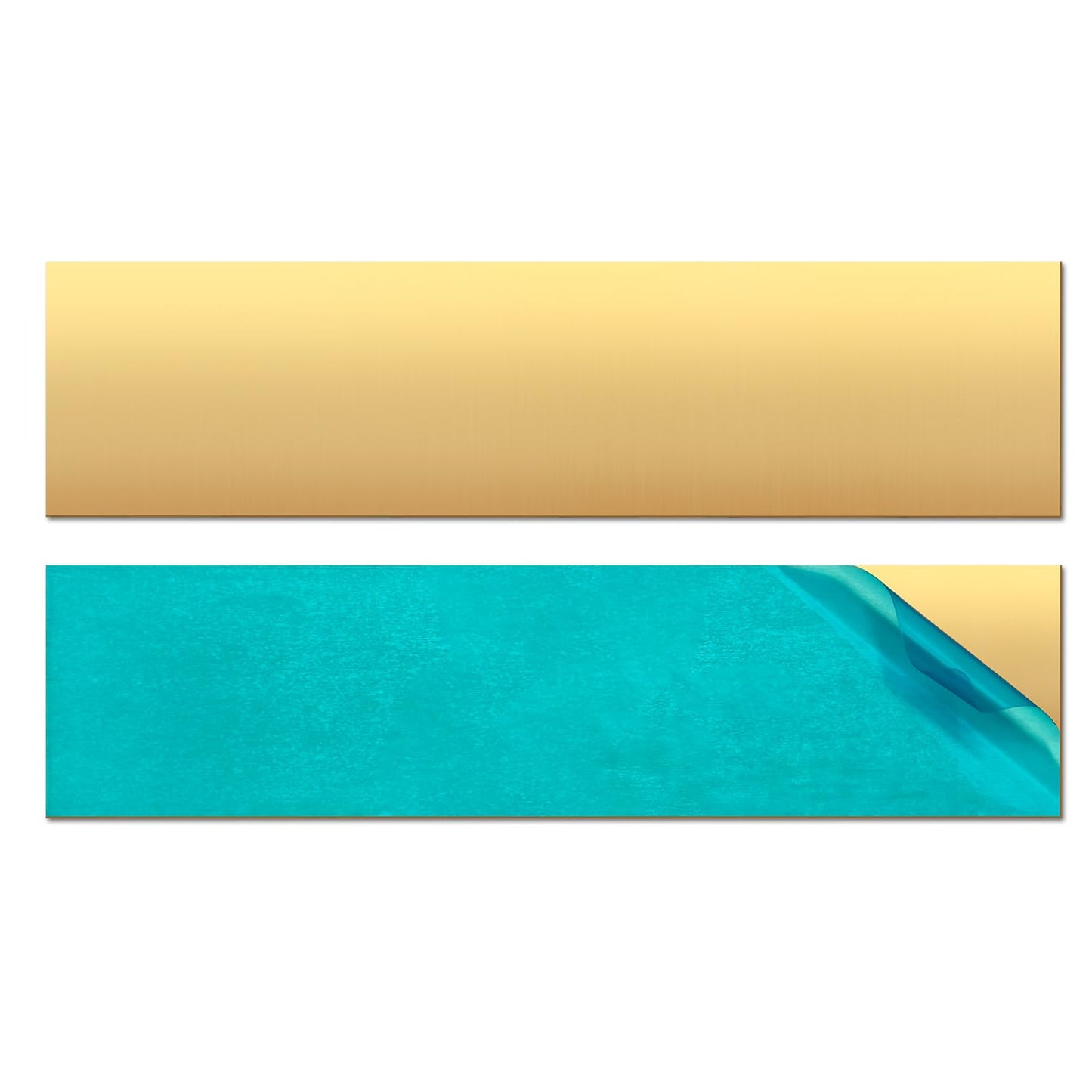 Brass Sheet,2" x 8"-18 Gauge(1mm) Thickness,99.9% Pure Brass Plates for DIY, Jewelry, Electrical, Repair, Industrial(2 Pac