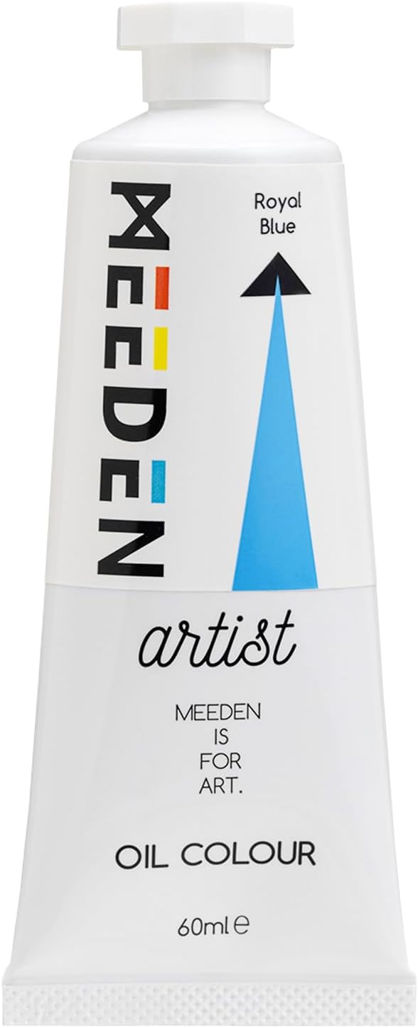 MEEDEN Artist Grade Oil Paint: Royal Blue - 60ml/2oz Tube - Professional Art Paints for Canvas Painting