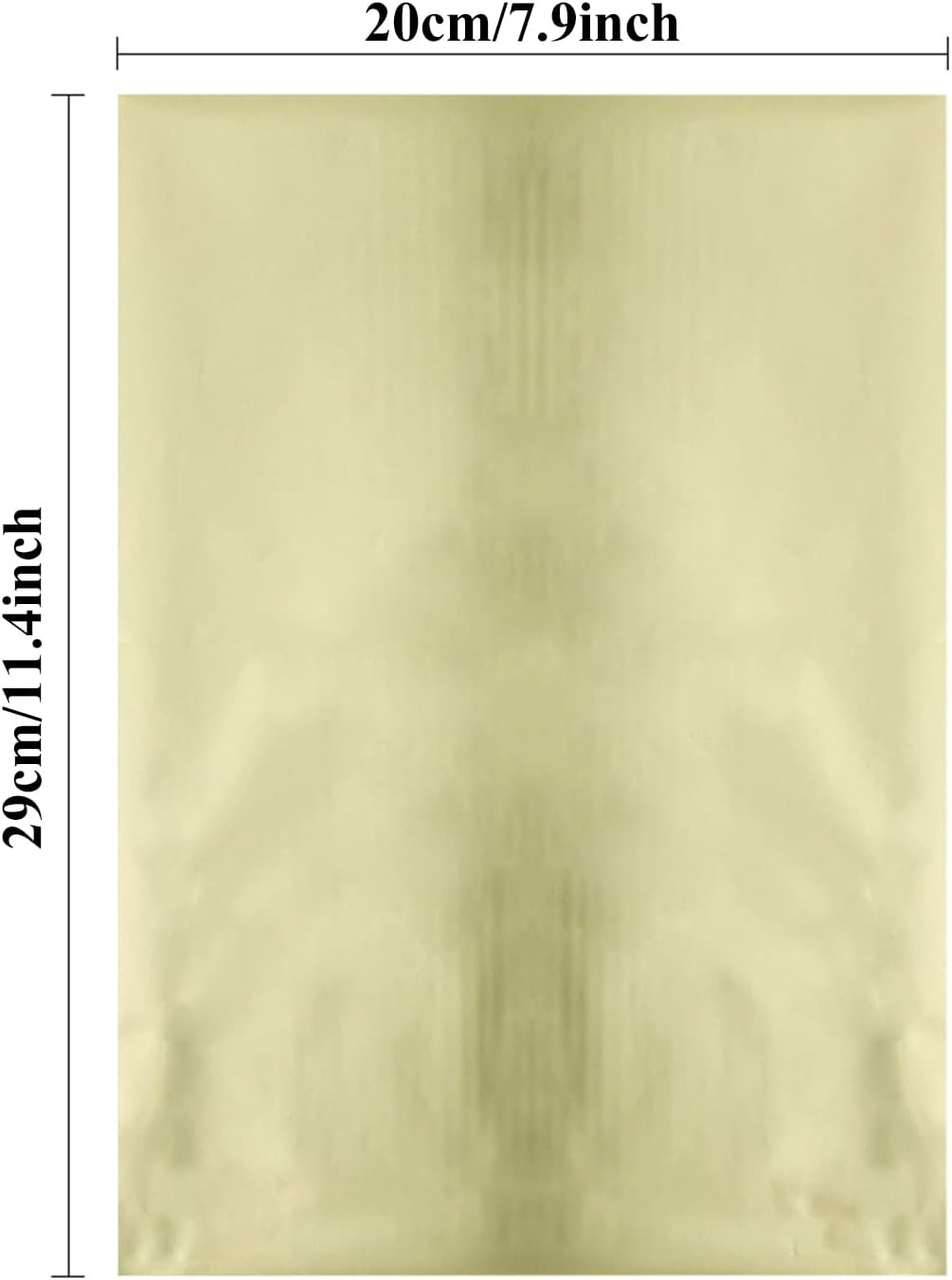 Briartw 20x29cm Hot Foil Paper 50 Sheets Pack Toner Reactive Foil Hot Stamping Foil Paper by Laser Printer and Laminator for Scrapbooking Craft Cardmaking DIY Album (Pale Gold, 100 Sheets)