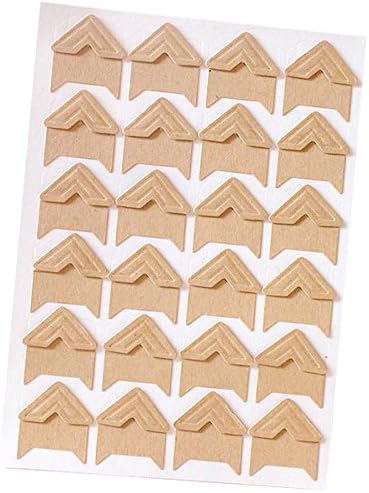 360 Count Self-Adhesive Acid Free Photo Corners Scrapbooks Memory Books(Kraft)