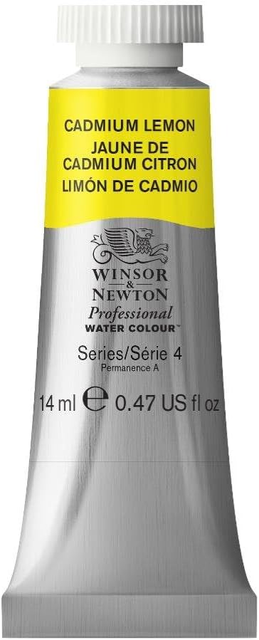 Winsor & Newton Professional Water Colour Paint, 0.47-oz Tube, Cadmium Lemon