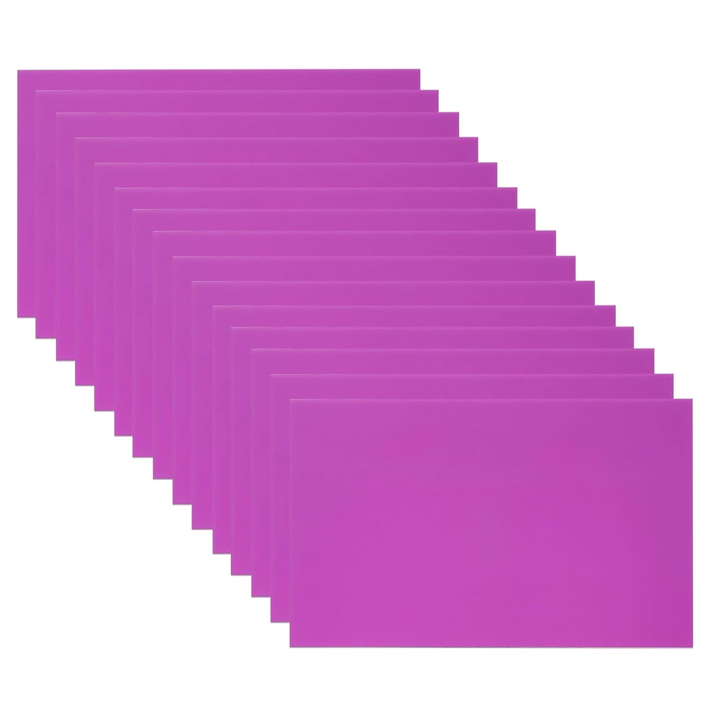 PATIKIL 5x8 Inch Anodized Aluminum Sheet Metal, 15Pcs Laser Plates Engraving Blanks 0.5MM Thin Rectangle for Crafting DIY House Laser Engraving, Purple