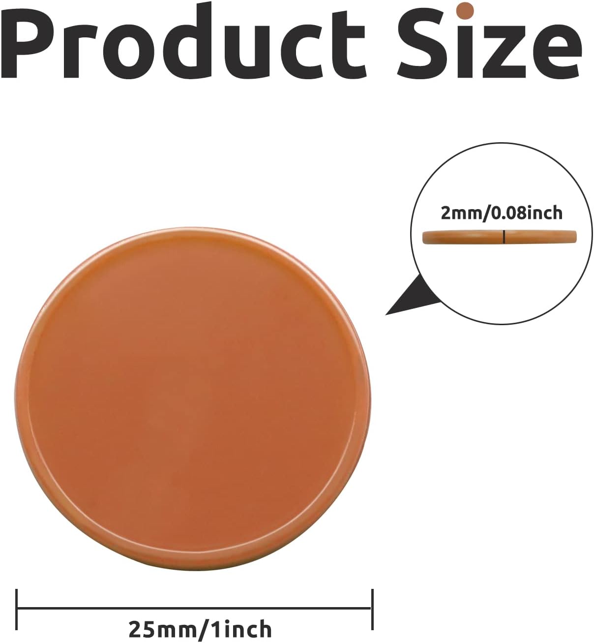 Set of 100 Opaque Plastic Learning Counters Mini Poker Chips Game Tokens with Storage Box (Chocolate, 1 Inch)