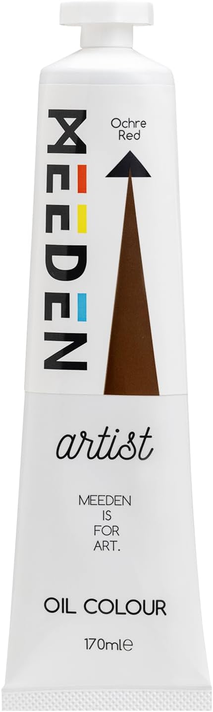 MEEDEN Artist Grade Oil Paint: Ochre Red - 170ml/5.7oz Tube - Professional Art Paints for Canvas Painting