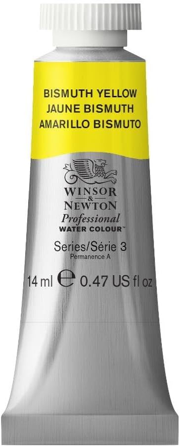 Winsor & Newton Professional Water Colour Paint, 0.47-oz Tube, Bismuth Yellow