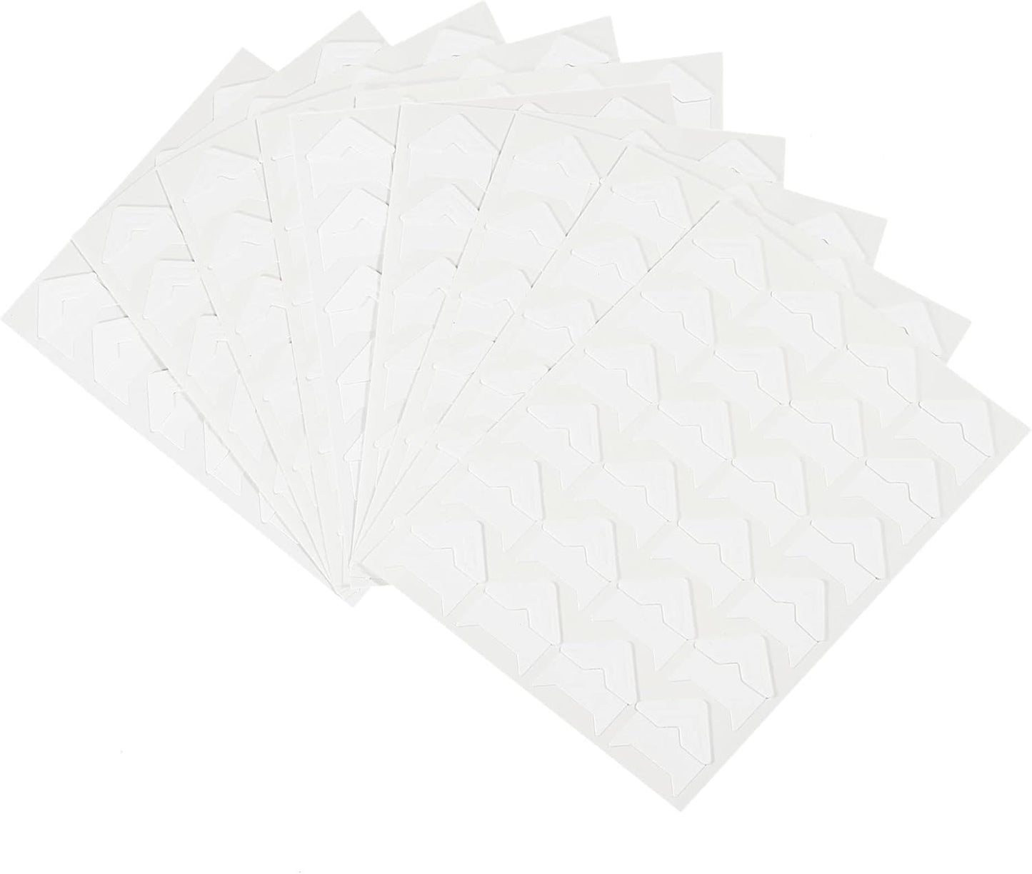 PATIKIL Photo Corners, 10 Sheets/240 Pcs Self Adhesive DIY Picture Mounting Sticker for Journal Album Diary Scrapbook, White