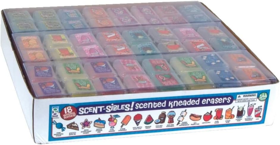 Raymond Geddes Scent-Sibles Scented Erasers For Kids (Pack of 144)