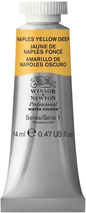 Winsor & Newton Professional Water Colour Paint, 0.47-oz Tube, Naples Yellow Deep