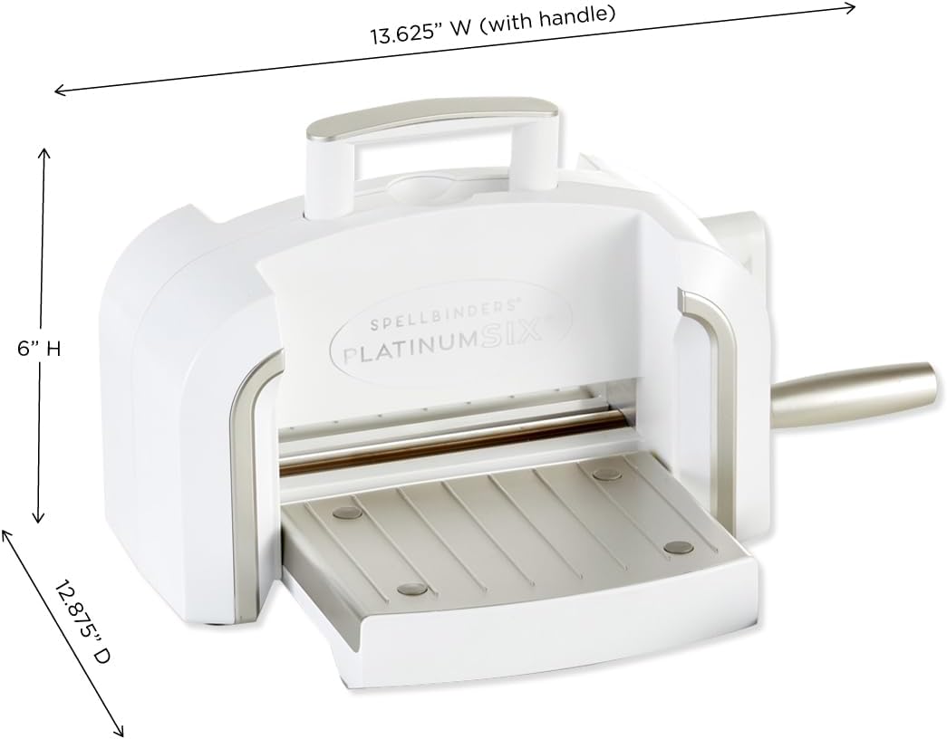 Spellbinders Platinum Die Cutting and Embossing Machine (6 Inch Platform + Universal Plate System)
