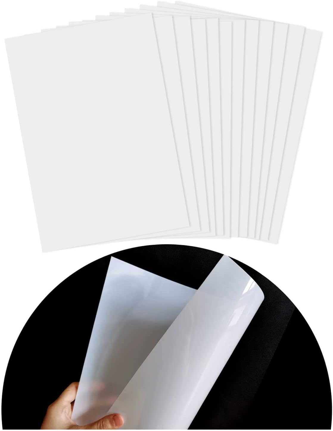 12 Pcs 10 Mil Blank Stencil Sheets 12 x 24 inch Milky Translucent PET Stencil Making Sheet Mylar Blank Template for DIY Art Craft, Cricut, Laser Cutting, Template Material
