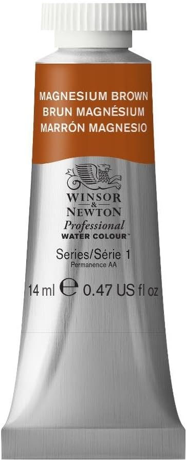 Winsor & Newton Professional Water Colour Paint, 0.47-oz Tube, Magnesium Brown