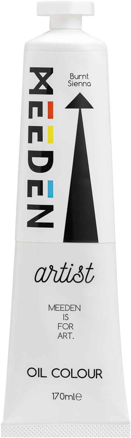 MEEDEN Artist Grade Oil Paint: Burnt Sienna - 170ml/5.7oz Tube - Professional Art Paints for Canvas Painting
