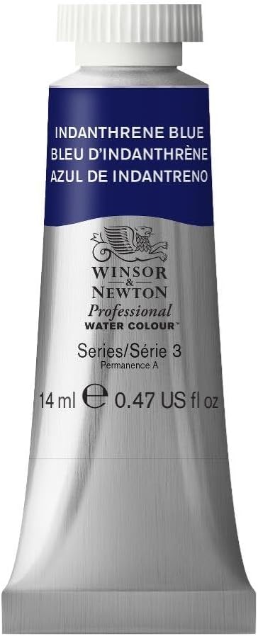 Winsor & Newton Professional Water Colour Paint, 0.47-oz Tube, Indanthrene Blue