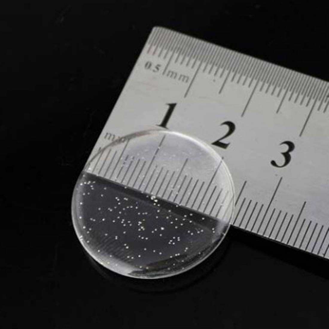 1 Inch Epoxy Stickers Craft Bottle Caps Stickers for Hair Bows Pendants Scrapbooks 100 PCS 200PCS (Glitter1, Quantity:100)