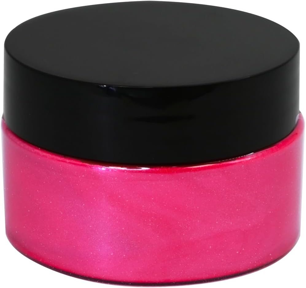 Shimmer Metallic Acrylic Paint Rose Red Metallic Chalk Paste 1.7oz/50ml, Ideal for Wood/T-Shirts/Glass/Stone, DIY Crafts Projects Glitter Pearlescent Golden Pigment Suitable for Beginners Artists