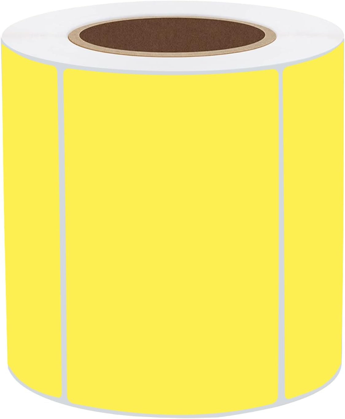 STARLIBOO 3x2 inch Color Direct Thermal Label Stickers for Shipping, Barcode, Address, Compatible with Rollo Label Printer & Zebra Desktop Printers (Yellow)