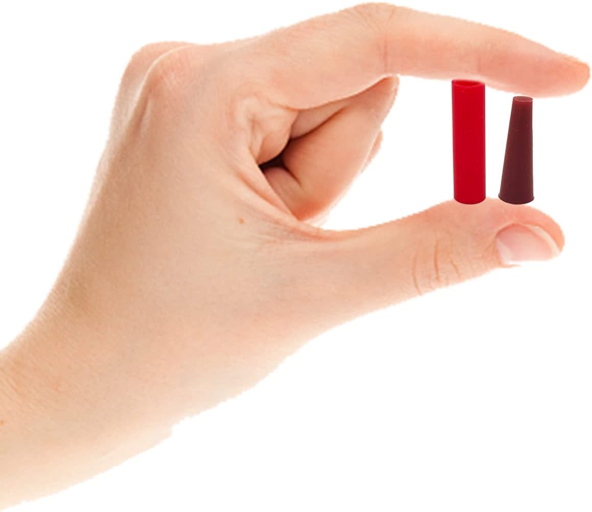 25 Silicone Pen Plugs and 25 Nonstick Silicone Sleeves for Epoxy Pen Turner Attachment,Silicone Plug Caps Tool Accessory Compatible with Inkjoy,Epoxy Pen Turner Making Supplies Glitter for Epoxy Resin