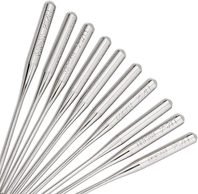 50 Pcs Embroidery Sewing Machine Needles Size 90/14 130/705H HAx1 Sewing Needles for Brother Sewing Machine (5 Pack of 10 Needles)