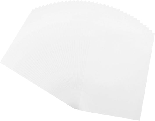 MECCANIXITY 100 Sheet Colored Vellum Paper 5.9" x 8.3", 100gsm Translucent Printable Vellum Sheets for Printing Wedding Invitations Inkjet Laser Printer, Silver