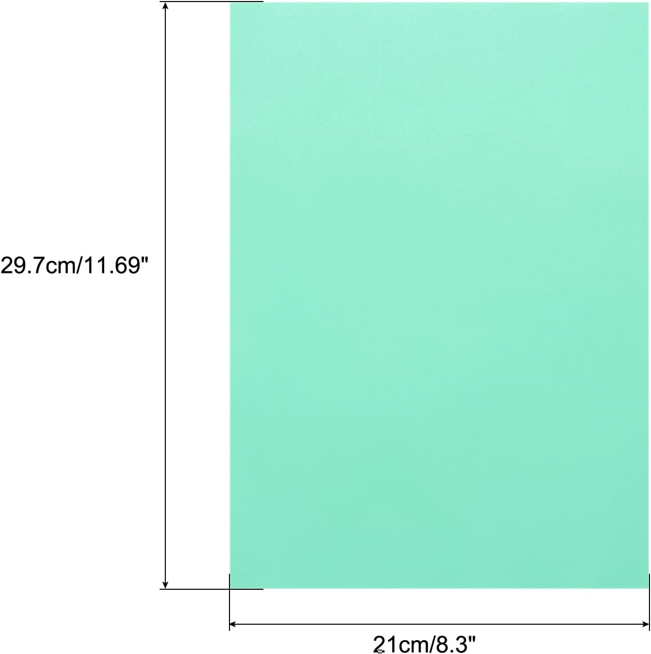 MECCANIXITY Colored Vellum Paper, 40 Sheet Sky Blue Transparency 11.7 x 8.2 Printable Vellum Paper, Translucent Vellum Sheets for Printing Wedding Invitations, Ink Jet Laser Printer