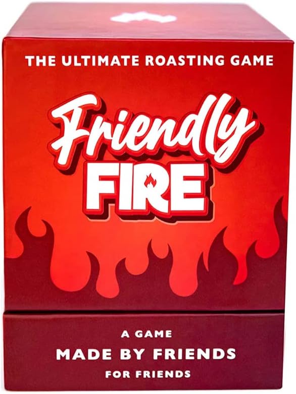 Friendly Fire Roasting Card Game for Adults - Ideal for Memorable Family Nights, Adult Game Night, and Hilarious Parties - Funny Gifts for Adults