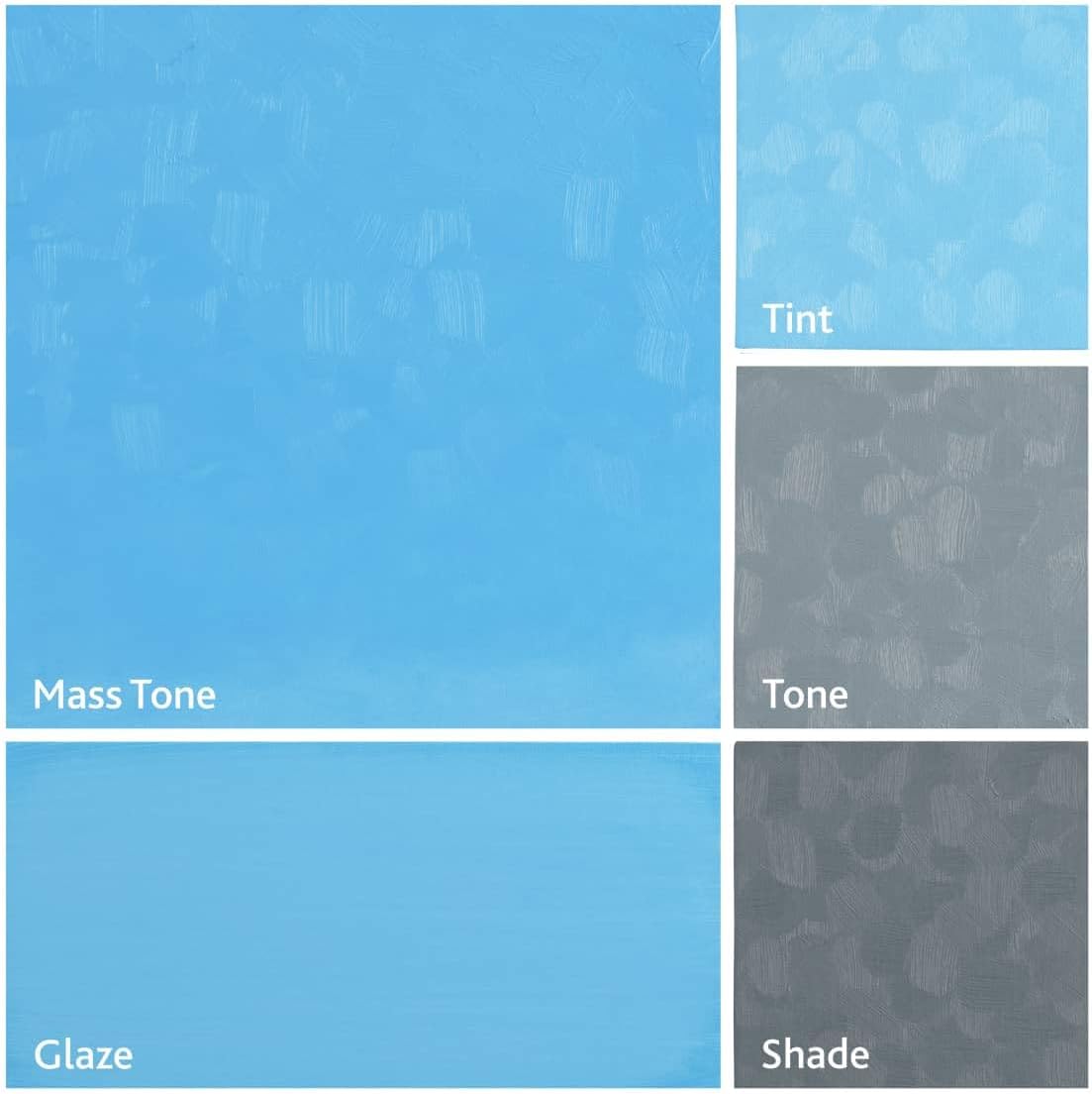 Tusc & Pine Artist Oil Paint - Luminous Blue, 40 ml, Non-Yellowing, Rich & Creamy Consistency, Maximum Pigment Load, Small Batch Milled Oil Paints Made in the USA for Professional Artists