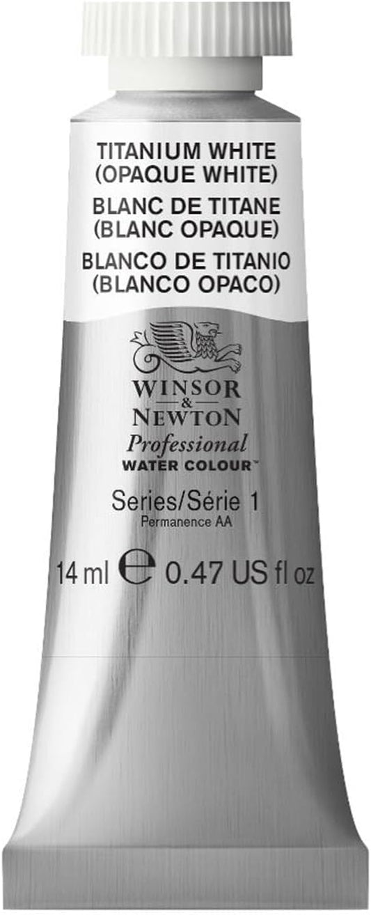 Winsor & Newton Professional Water Colour Paint, 0.47-oz Tube, Titanium White