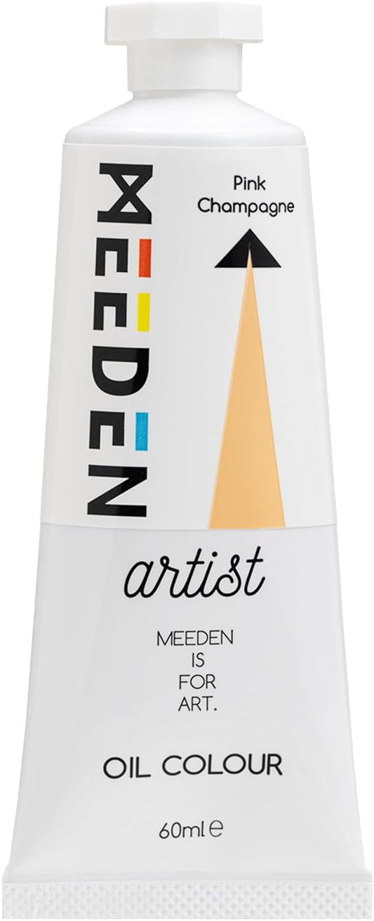 MEEDEN Artist Grade Oil Paint: Pink Champagne - 60ml/2oz Tube - Professional Art Paints for Canvas Painting