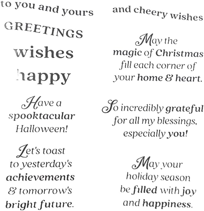 2025-2026 Stamps and Dies for Card Making, Stamps and Dies Set 2025 for Christmas and Halloween, Die Cut DIY Various Festivals Album Scrapbooking Birthdays Greeting Card (M4295)