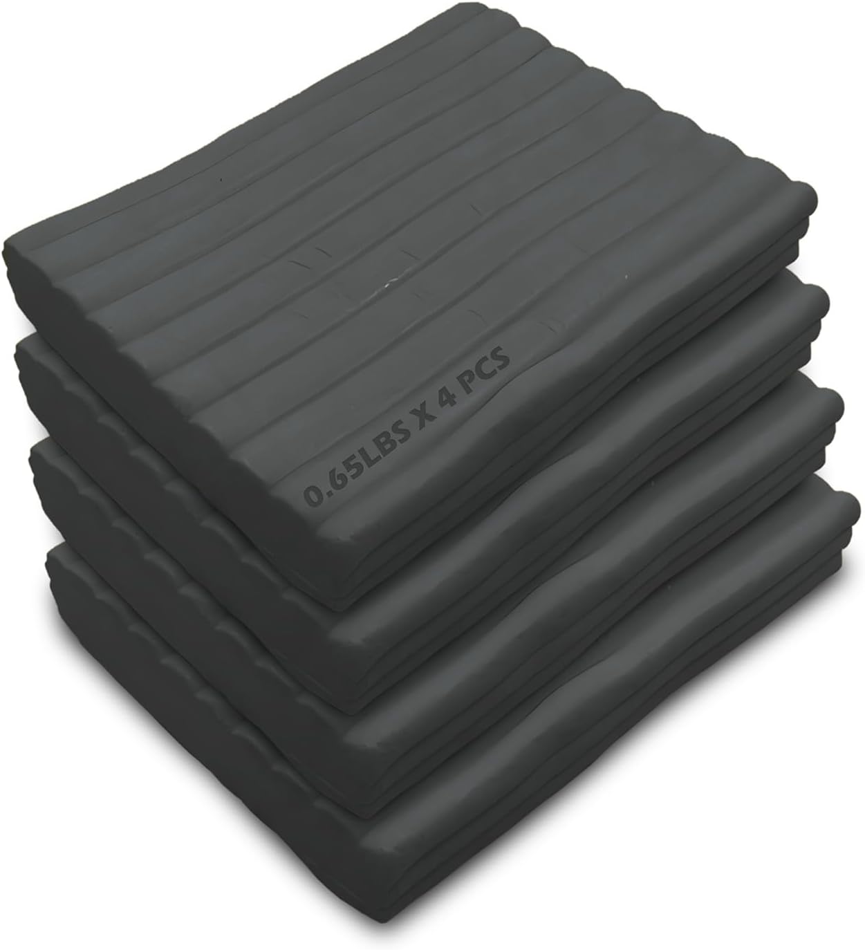 ReArt Non-Drying Oil-Based Plasticine Modeling Clay 2.6 Pounds, Non Hardening Reusable Non Toxic No Bake Professional Oil Base Sculpting Clay (Black)