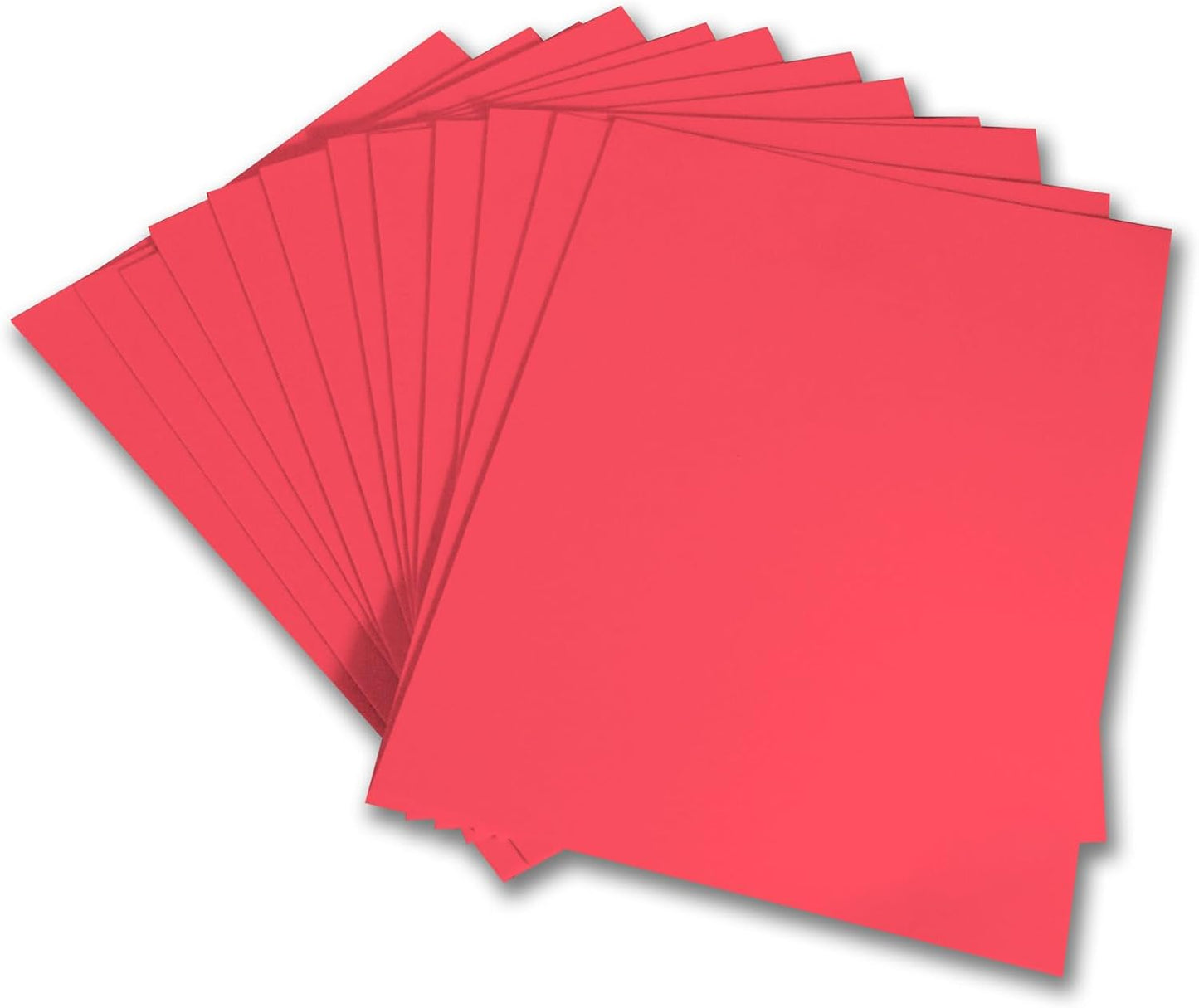 QIDIWIN EVA Foam Craft Sheets - 9x12 Inch 2mm Thick Versatile Non-Adhesive Foam for DIY, Cosplay, Scrapbooking, Classroom Projects - Durable, Flexible, Perfect for Crafting, 12 Pack(Red)