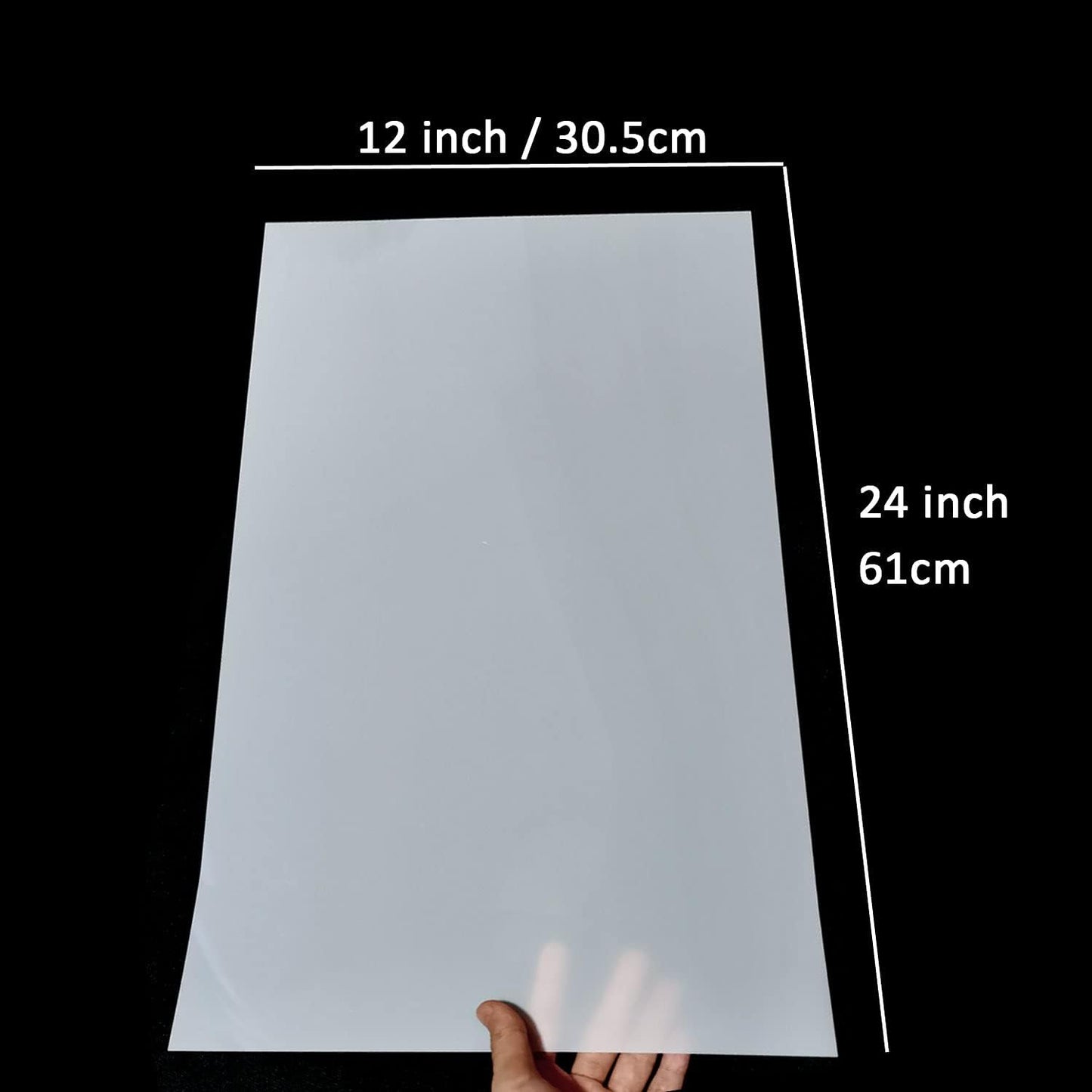 12 Pcs 10 Mil Blank Stencil Sheets 12 x 24 inch Milky Translucent PET Stencil Making Sheet Mylar Blank Template for DIY Art Craft, Cricut, Laser Cutting, Template Material