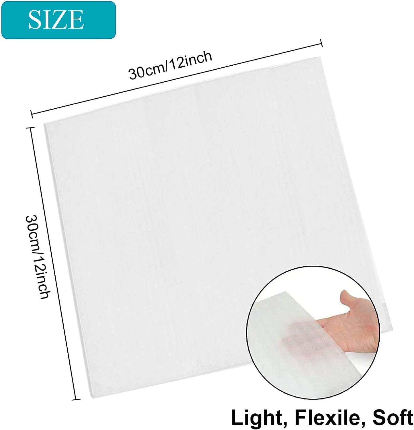 100 Pack Foam Wrap Sheets for Packing Storage Shipping Moving Supplies, Cushion Foam Wrap Packing Foam for Dishes, China, Glass and Furniture (12”x12”)