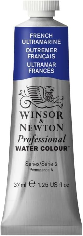 Winsor & Newton Professional Water Colour Paint, 1.25-oz Tube, French Ultramarine