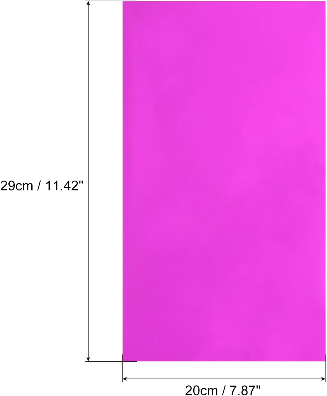 MECCANIXITY 50 Sheets Heat Reactive Foil, 20x29cm Plum Foil Transfer Sheets Toner Reactive Foil Transfer Foil Sheets Hot Foil Stamping Paper for Crafts DIY Cardmaking Album Decoration