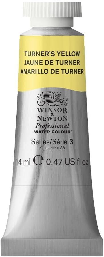 Winsor & Newton Professional Water Colour Paint, 0.47-oz Tube, Turners Yellow