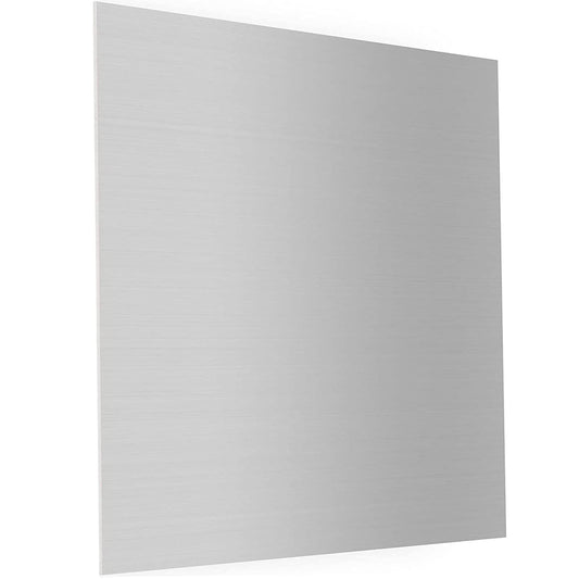 5052 H32 Aluminum Sheet Metal 12 x 12 x 1/64 (0.02”) Inch Flat Plain Thin Aluminum Plate Covered with Protective Film, Rectangle Aluminum Metal Plate for Crafting, Industrial, 0.5mm