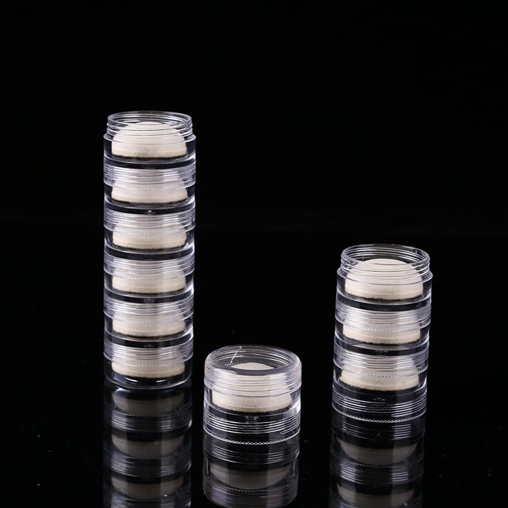 CYFUN DESIGN 10PCS Mini Ink Blending Tools Foam Replacement Foams and 10pcs Protective Plastic Covers for DIY Scrapbooking Paper Crafting Handmade Crafts Scrapbooking Supplies Crafting Projects